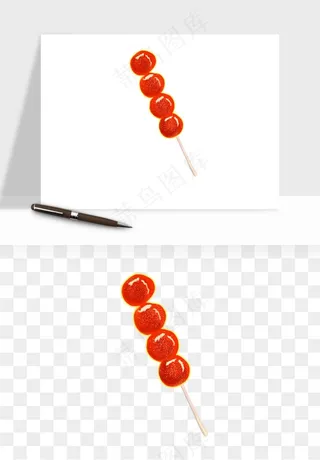 冰糖葫芦png免抠