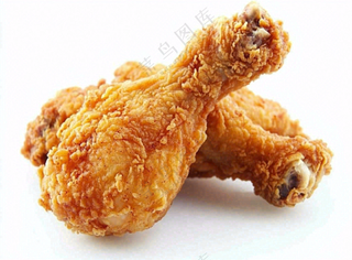 炸鸡腿炸鸡美食摄影图