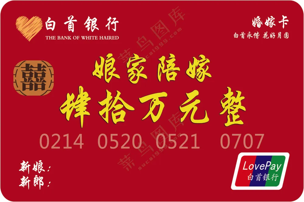 红色象形娘家陪嫁