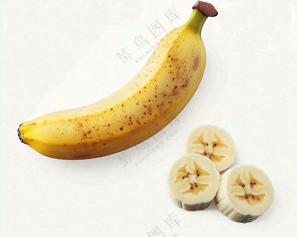 香蕉成熟水果摄影图