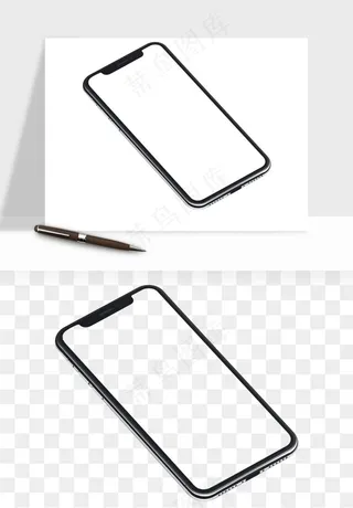 手机样机边框元素png免抠