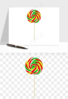 棒棒糖圈圈糖png免抠