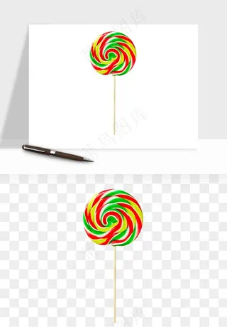 棒棒糖圈圈糖png免抠