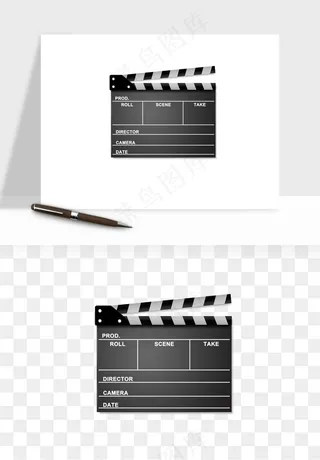 电影黑胶胶片元素png免抠