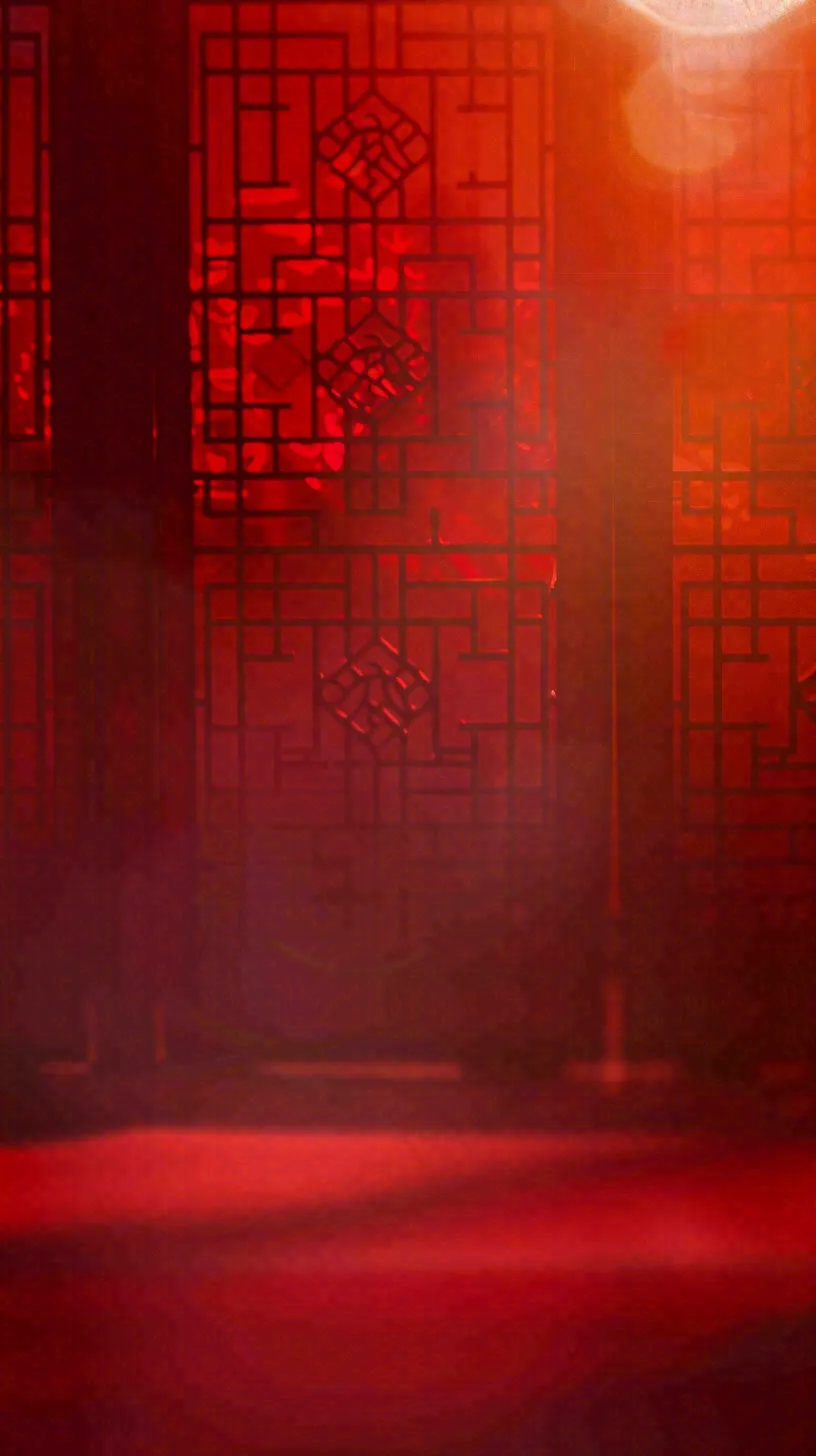 中国红国风纹理节日喜庆国庆小年除夕夜元宵节背景