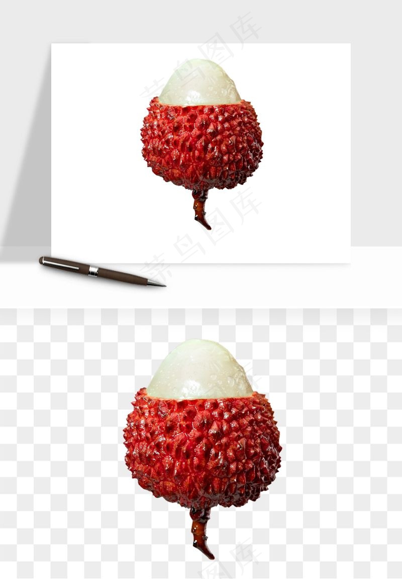 荔枝妃子笑水果png免抠