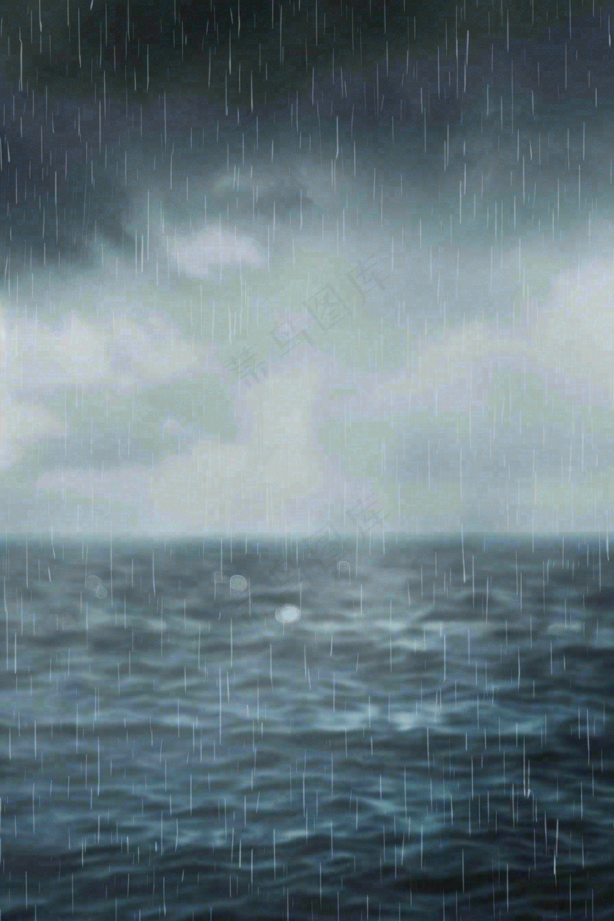 暴雨天气预警摄影图