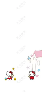 哈喽凯蒂Kitty猫2k超高清图片 可爱风iPhone手机壁纸13