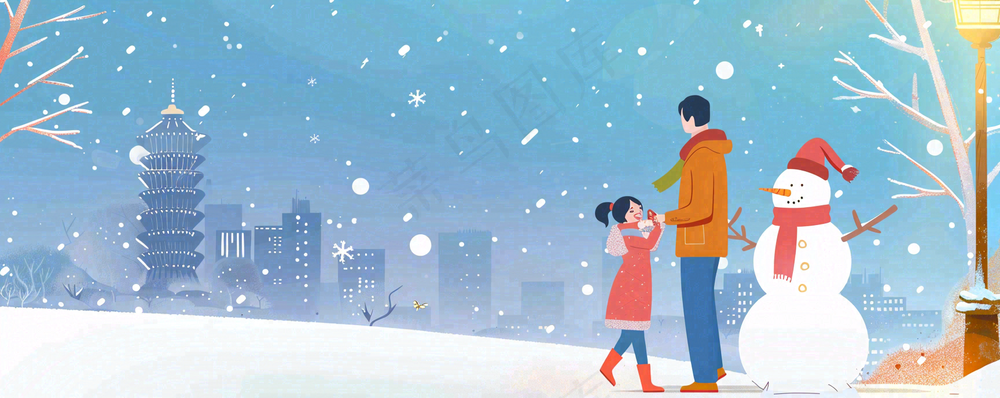 暴雪预警通知公告背景