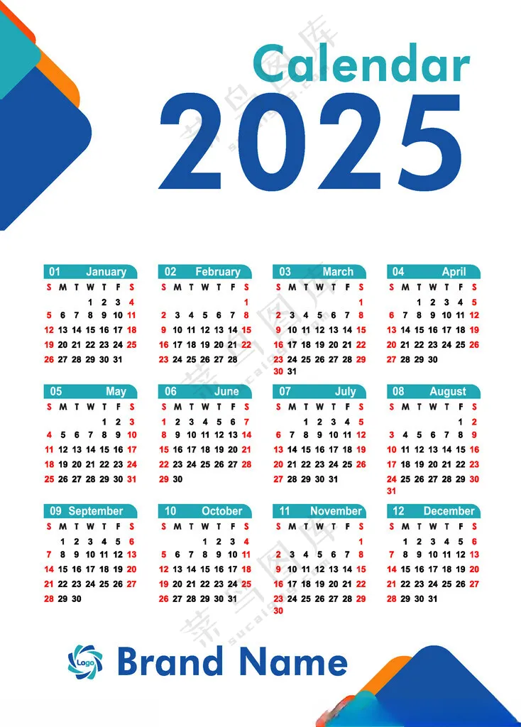 2025年日历  2025年EPS