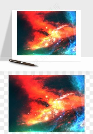 科幻星空宇宙银河系背景