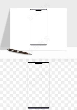 手机样机边框元素png免抠