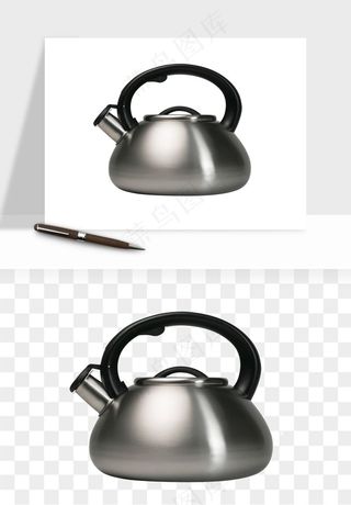 开水壶png免抠
