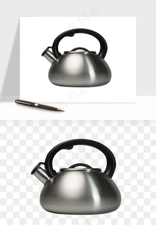 开水壶png免抠