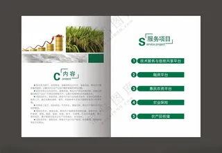 农业宣传单农业广告设计