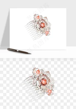 古风发簪头饰配饰png免抠