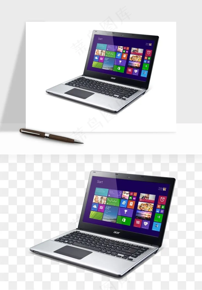 电脑笔记本平板png免抠