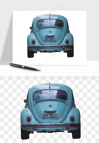 复古汽车交通工具png免抠