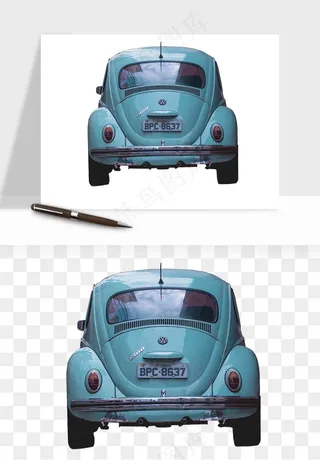 复古汽车交通工具png免抠