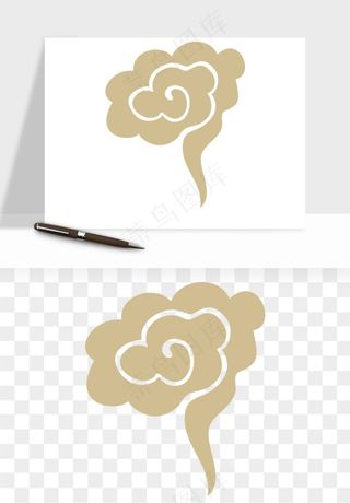 国潮祥云矢量png免抠