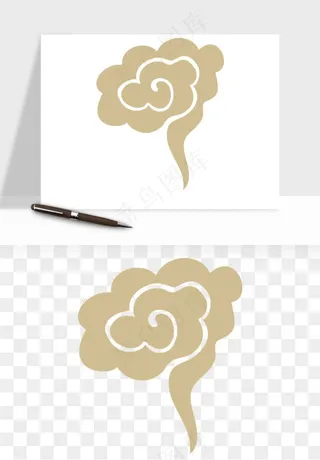 国潮祥云矢量png免抠