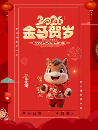 金马贺岁新年海报