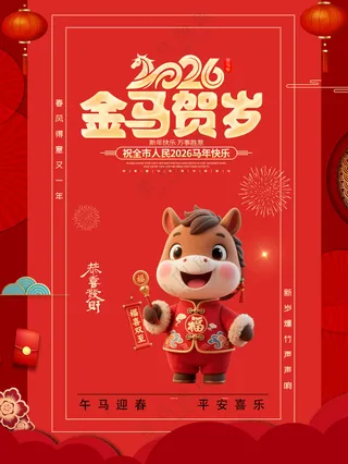 金马贺岁新年海报