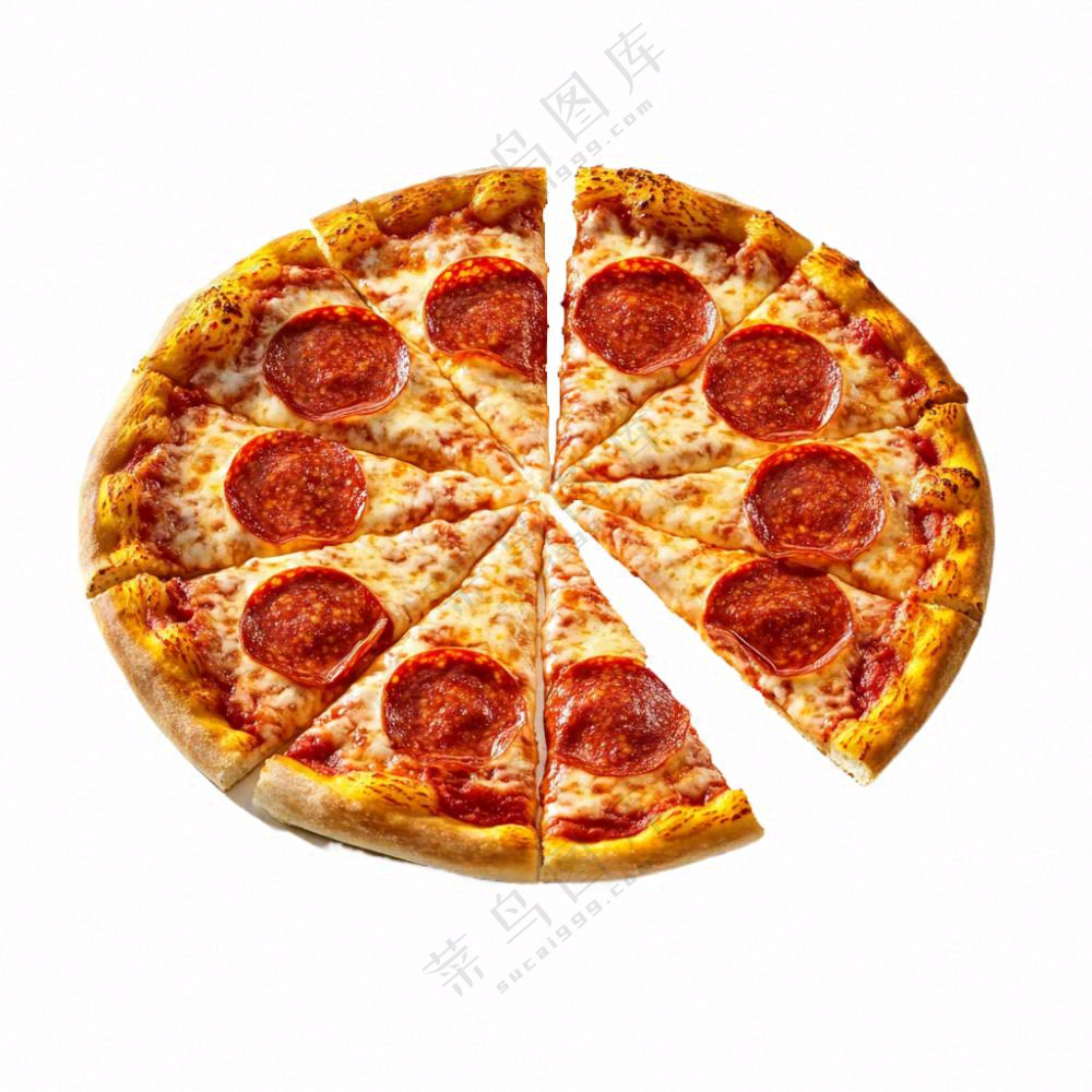 美味的披萨美食摄影图免抠