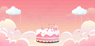 面包蛋糕甜点美食背景