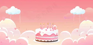 面包蛋糕甜点美食背景