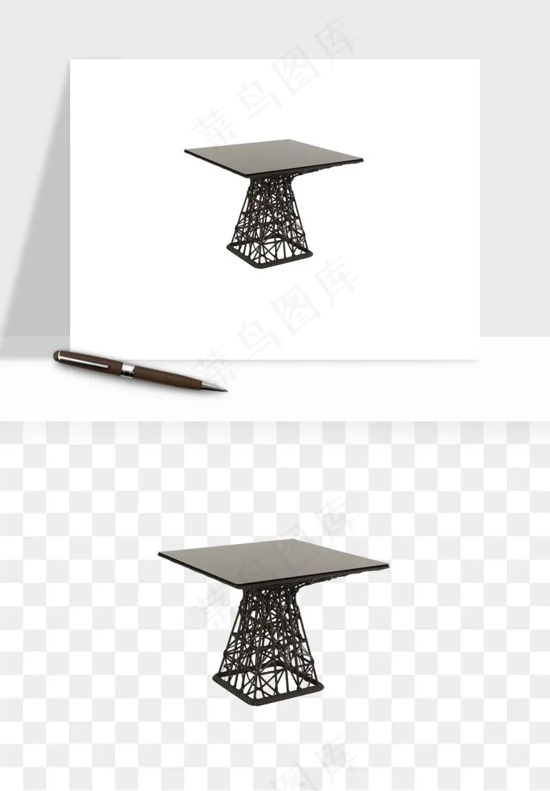 现代时尚桌子家具png免抠