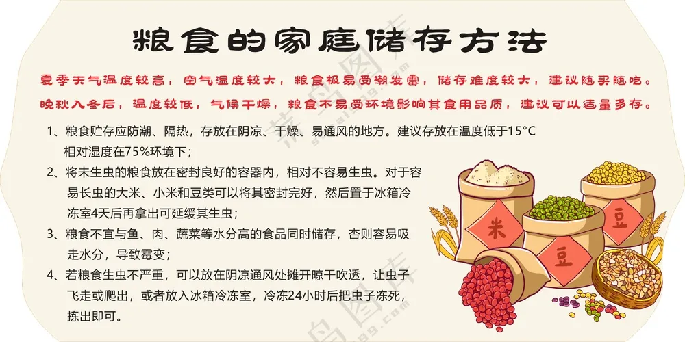 粮食的存储方法