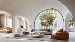 家装家居设计简约风室内装修摄影图