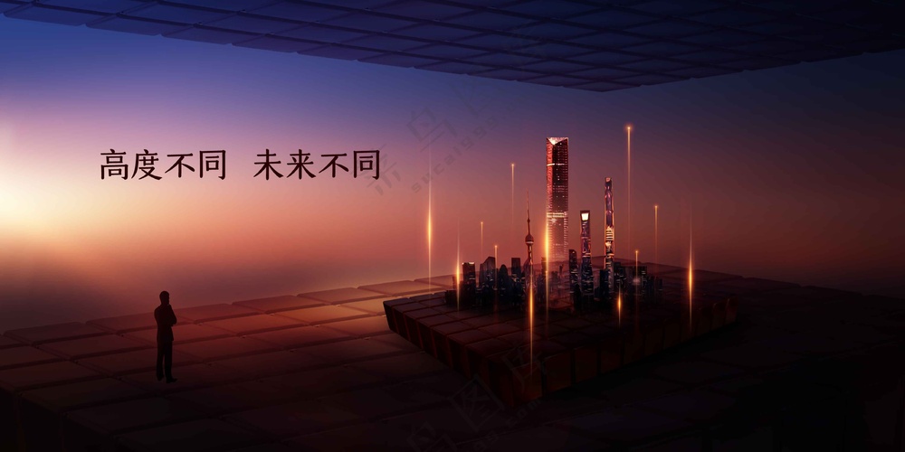 地产楼盘推广展板