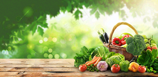 农林蔬果生鲜店水果店蔬菜店背景