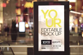 室外广告牌灯箱海报-211