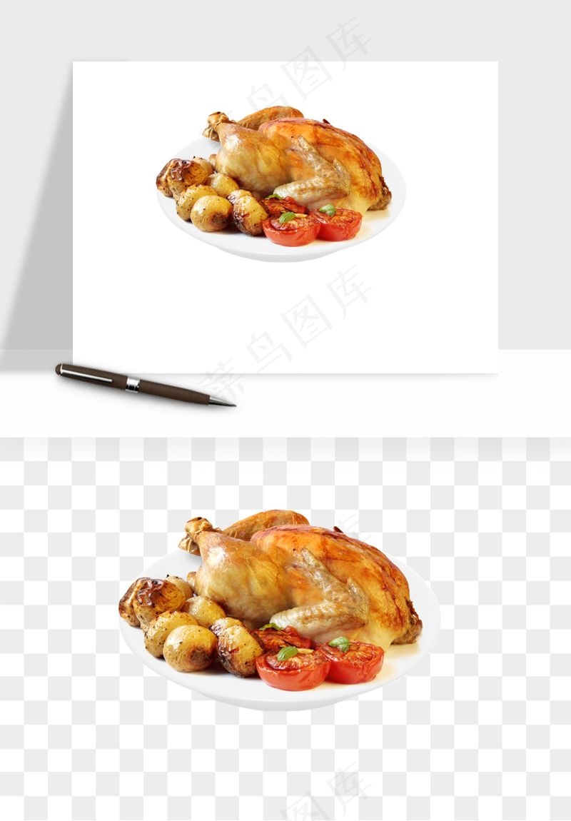 实物烧烤烤肉美食png免抠