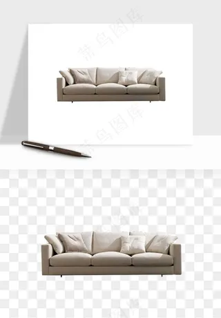 现代沙发家具png免抠
