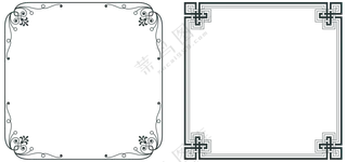 欧式花纹边框 (1)