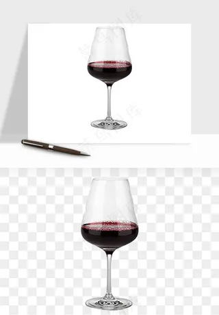 红酒玻璃酒杯png免抠