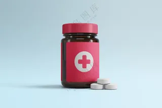 药瓶标签logo样机(8)