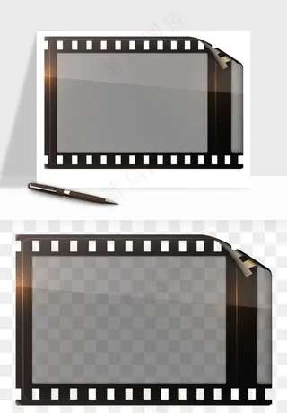 电影黑胶胶片png免抠