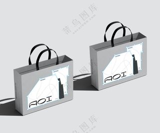 手提袋纸袋vi文创样机-13