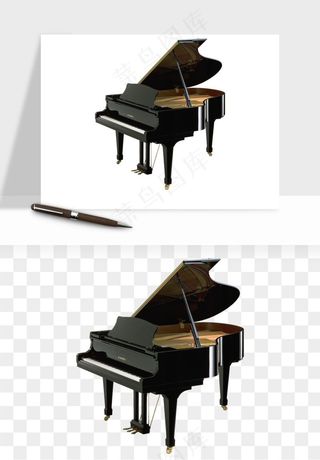 钢琴乐器琴键png免抠