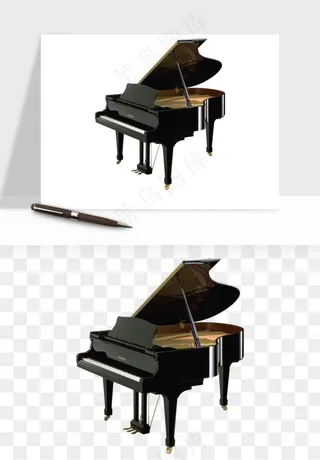 钢琴乐器琴键png免抠