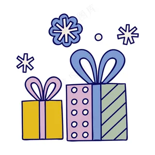 圣诞礼物1 民族风装饰小元素