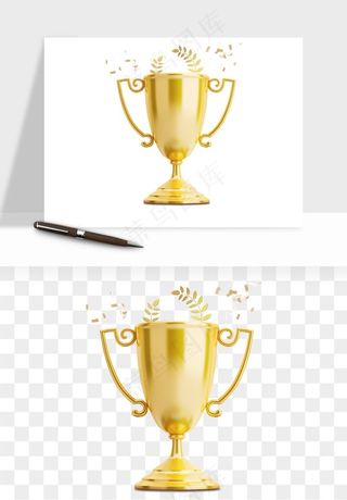 荣誉奖杯冠军金奖png免抠
