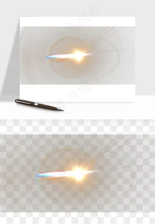 光晕光圈阳光太阳光效png免抠