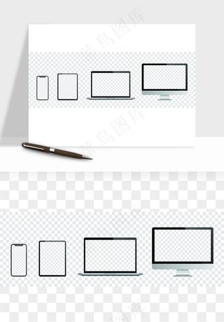 电脑科技产品png免抠