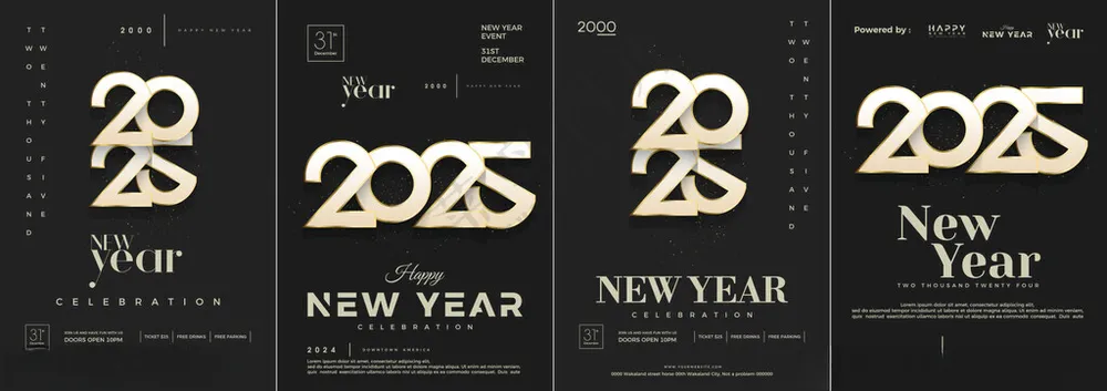 2024年2025年海报图片素材